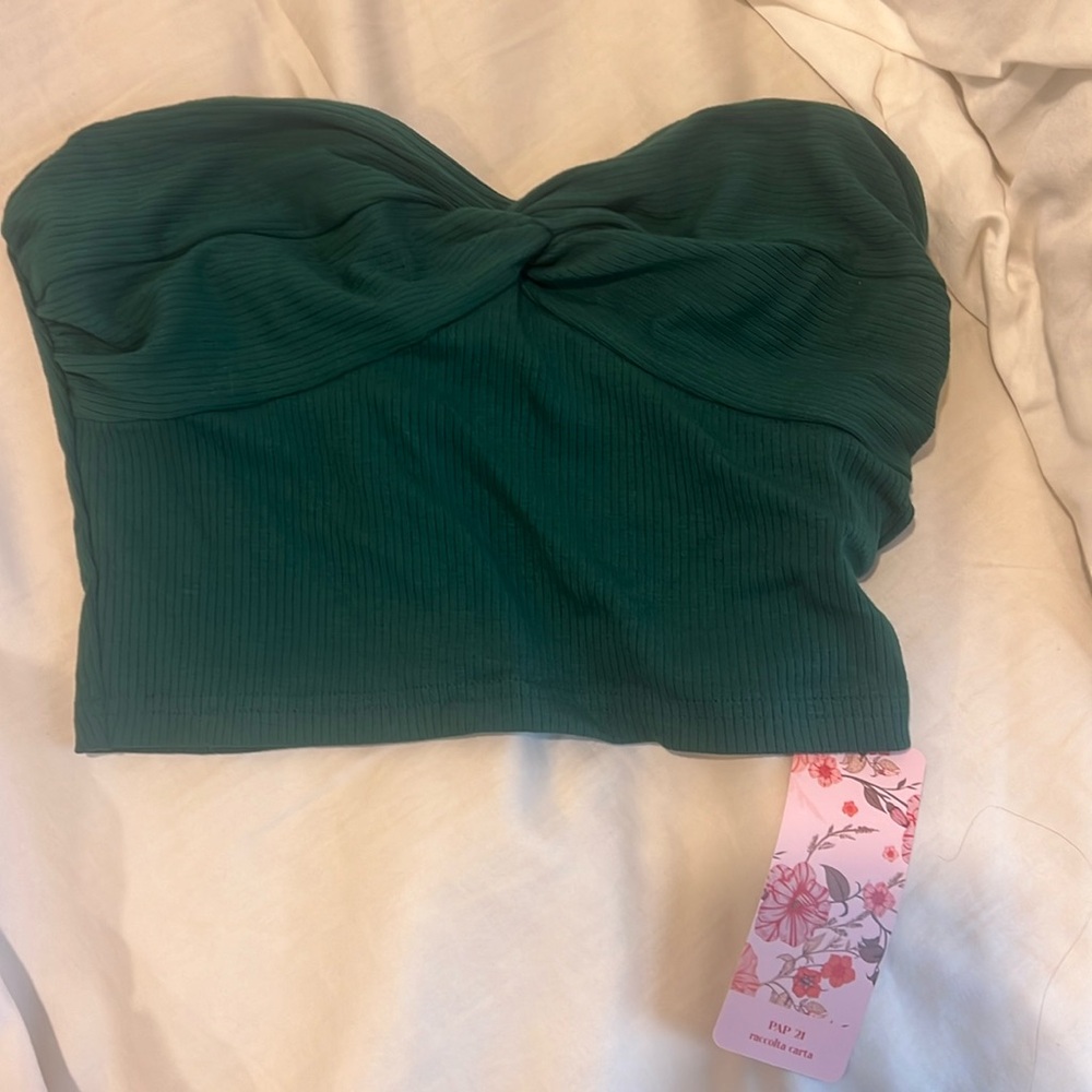 shein strapless top